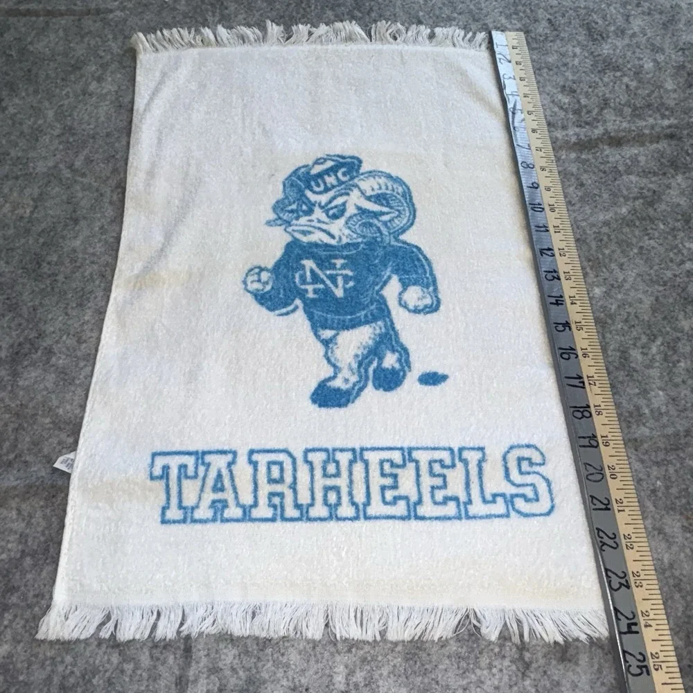 Cannon Mills‎ VTG Tarheels UNC Ram Hand Towel College Collectible